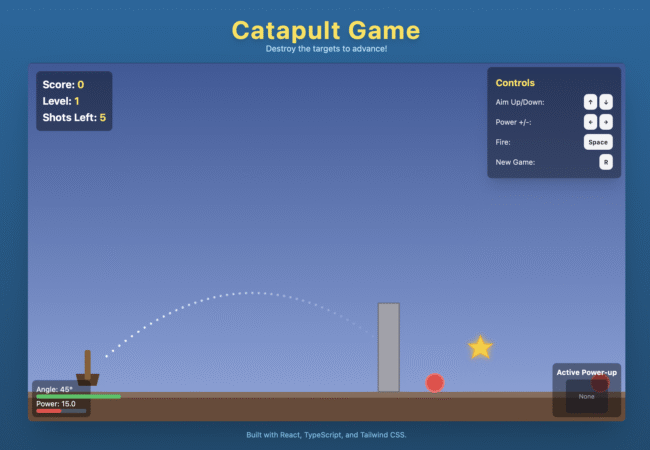 Catapult Game: Free Game for Kids