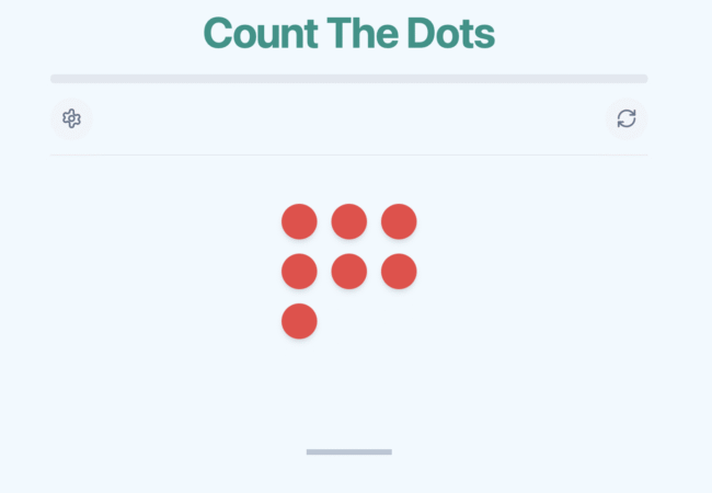 Count The Dots: Free Counting Game for Kids