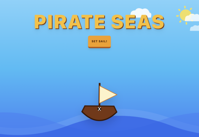 Pirate Seas: Fun Pirate Maths Game for Kids